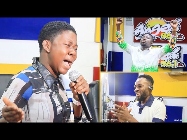 ⚡️Odehyieba Priscilla powerful LIVE WORSHIP at ANGEL FM with Brother Sammy & Fire Oja class=