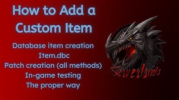 [Part 3] TrinityCore - How to Add a Custom Item