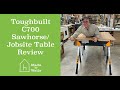 TOUGHBUILT C700 SAWHORSE REVIEW:  a great folding sawhorse at a reasonable price.