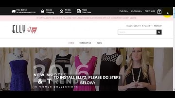 How to install Elly fashion responsive opencart theme