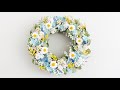 Wreath making | ブルークレール （ミモザ）| ドライフラワーの作り方 | 024