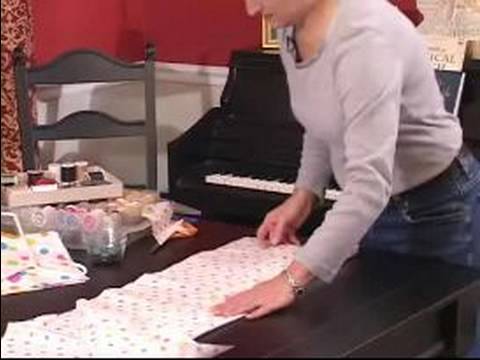 How to Make a Garment Bag : How to Cut Fabric for Top of Garment Bag