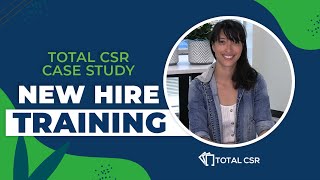 Total CSR Case Study - From Food Service to Insurance in Less Than 30 Days!