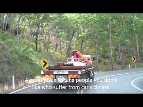 Road Traffic - Windiest Road In Australia, Gilles Range Cairns to Yungaburra