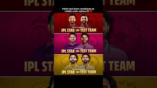 IPL STARS ➡️ TEST READY 🔥 NEW ERA RISING 🇮🇳 #ipl #teamindia #cricket