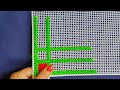 Easy and simple plastic canvas design idea  seema creation