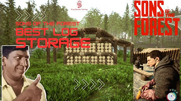 Perfect log storage cabin in Sons of the Forest 😲