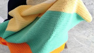 Crochet the single crochet blanket