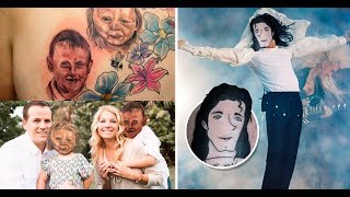 Colocó Los Tatuajes Más Feos Sobre Los Que Se Inspiraron Y El Resultado Es De Miedo