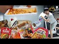   asmr noodles convenience store food cinema mukbang donam 