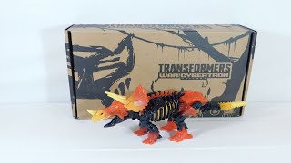Transformers Kingdom Tricranius Beast Power Fire Blasts Collection pack Review