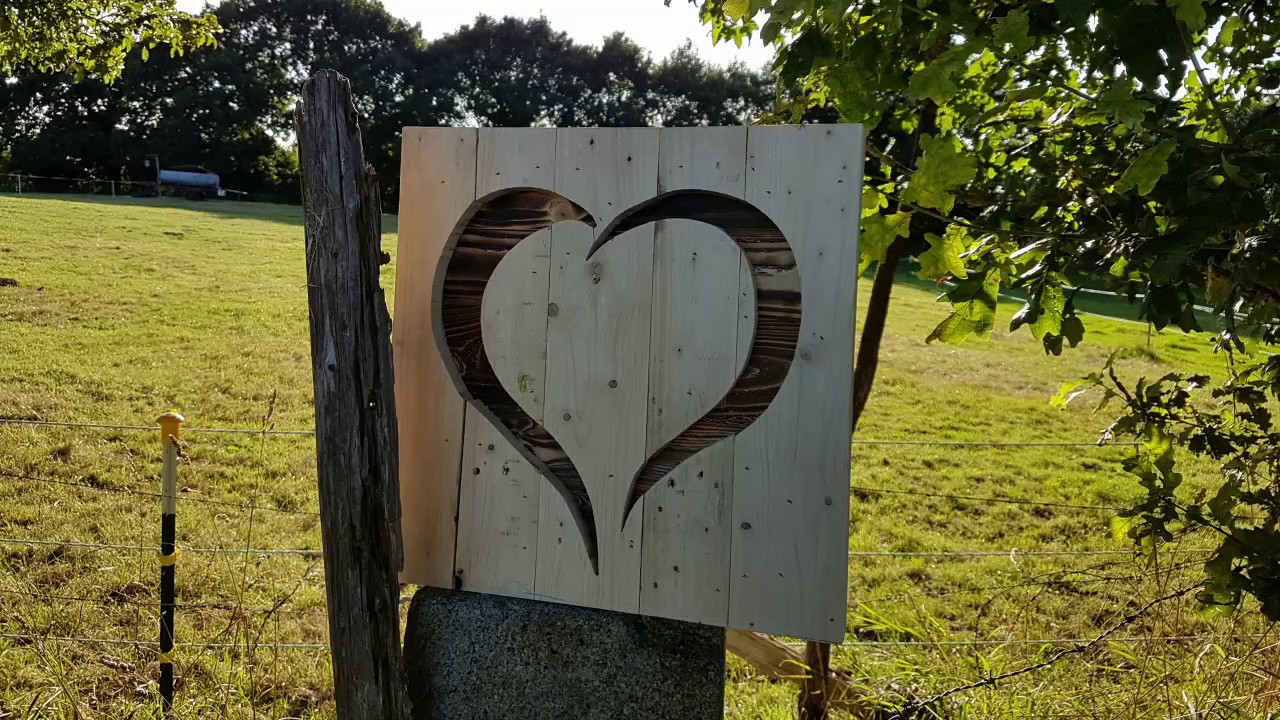 Deko Herz für die 2017 Pallet Up Cycle Challenge