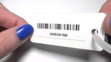 RFID key fob / hang tag for weapons, camera, and jewelry tracking