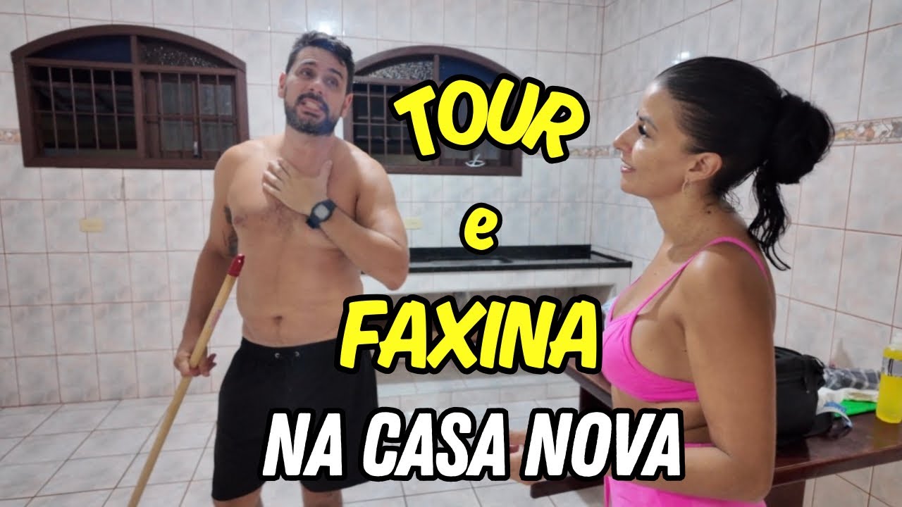 1º FAXINA NA CASA NOVA! 