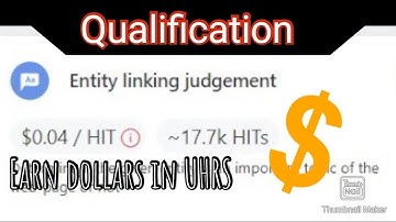 Entity Linking judgment Qualification UHRS