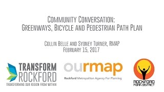 COMMUNITY CONVERSATION: Greenways, Bicycle and Pedestrian Path Plan