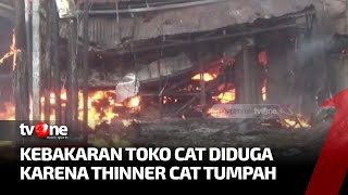 Toko Cat di Pondok Labu Terbakar, Belasan Damkar Dikerahkan ke Lokasi | Ragam Perkara tvOne