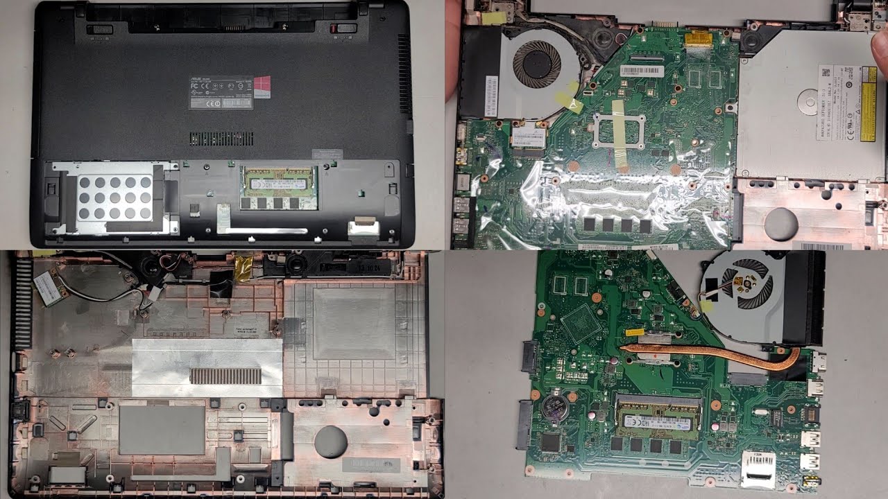ASUS X552E Disassembly RAM SSD Hard Drive Upgrade Battery