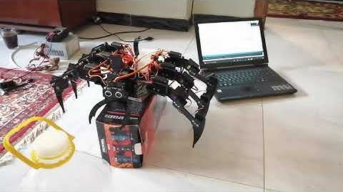 Hexapod v1 (obstacle avoidance)