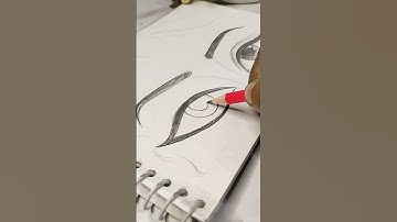 Radha Rani eye sketch 👀❤️#shorts#youtubeshorts