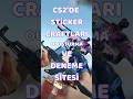 CS2'DE CRAFT OLUŞTURUP DENEME SİTESİ! NASIL CRAFT OLUŞTURULUR? VİDEOM KANALDA! #csgo #cs2 #shorts