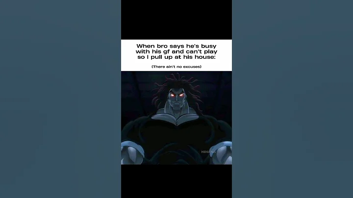 POV: When bro says he's busy and can't play so I pull up at his house #anime #relatable #fypシ゚viral