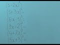 071704 Квадрат суми і квадрат різниці двох виразів Тренувальні приклади 13-18
