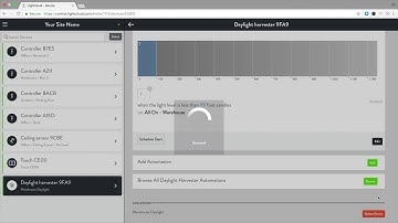 Daylight - Configure Smart Lighting Sensors for Daylight Harvesting with Lightcloud