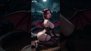 4K Succubus Cosplay Ai Art Lookbook