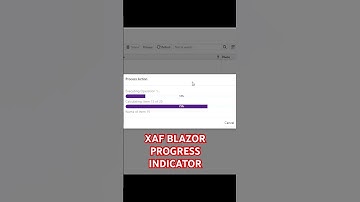 XAF Blazor Progress Indicator #xaf #devexpress #blazor #shorts