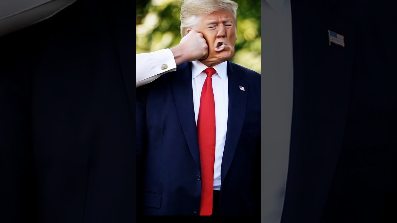 "Man Punches Donald Trump in the Face — Shocking Footage!"