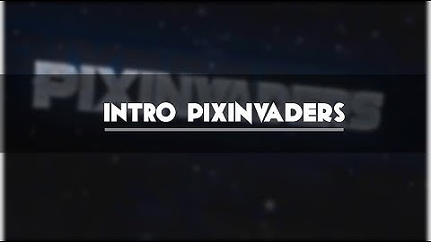 Intro Pix_Invaders86 -Intro Sync- [C4D&AE]