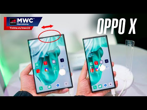 OPPO X 1. cuộn màn hình điện thoại trên tay Trên tay điện thoại màn hình cuộn OPPO X