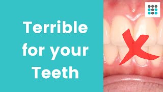 TERRIBLE FOR YOUR TEETH l top things you should stop doing during Invisalign treatment l Dr. Baile