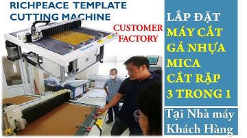 Máy cắt gá mica cắt rập 3 trong 1 tốc độ cao /Computerized Template Cutting Machine(Sheet Milling)