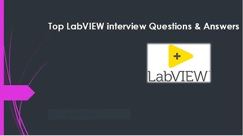 Must know LabVIEW  Interview Q&A | #labview #labview_master #labviewinterview