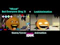 FNF Currupted "SLICED" But Everyone Sing It | Annoying Orange x Learn With Pibby x FNF Animation