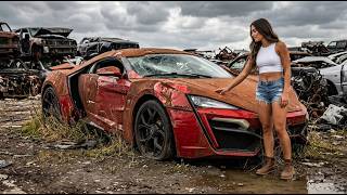 ASMR Car Restoration Restoration of Lykan Hypersport from abandoned state to brand new