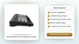 Waldorf Iridium Core Polyphonic Desktop Honest Review 2026