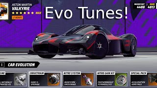 A Deeper Look In The Aston Martin Valkyries Evo Tunes - Asphalt Legends