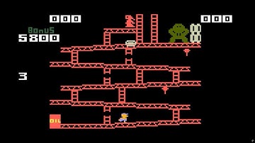 Donkey Kong Mattel Intellivision (1982) Coleco Full Walkthrough No Commentary