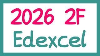GCSE MATHS 2026 EDEXCEL 2F PRACTICE PAPER