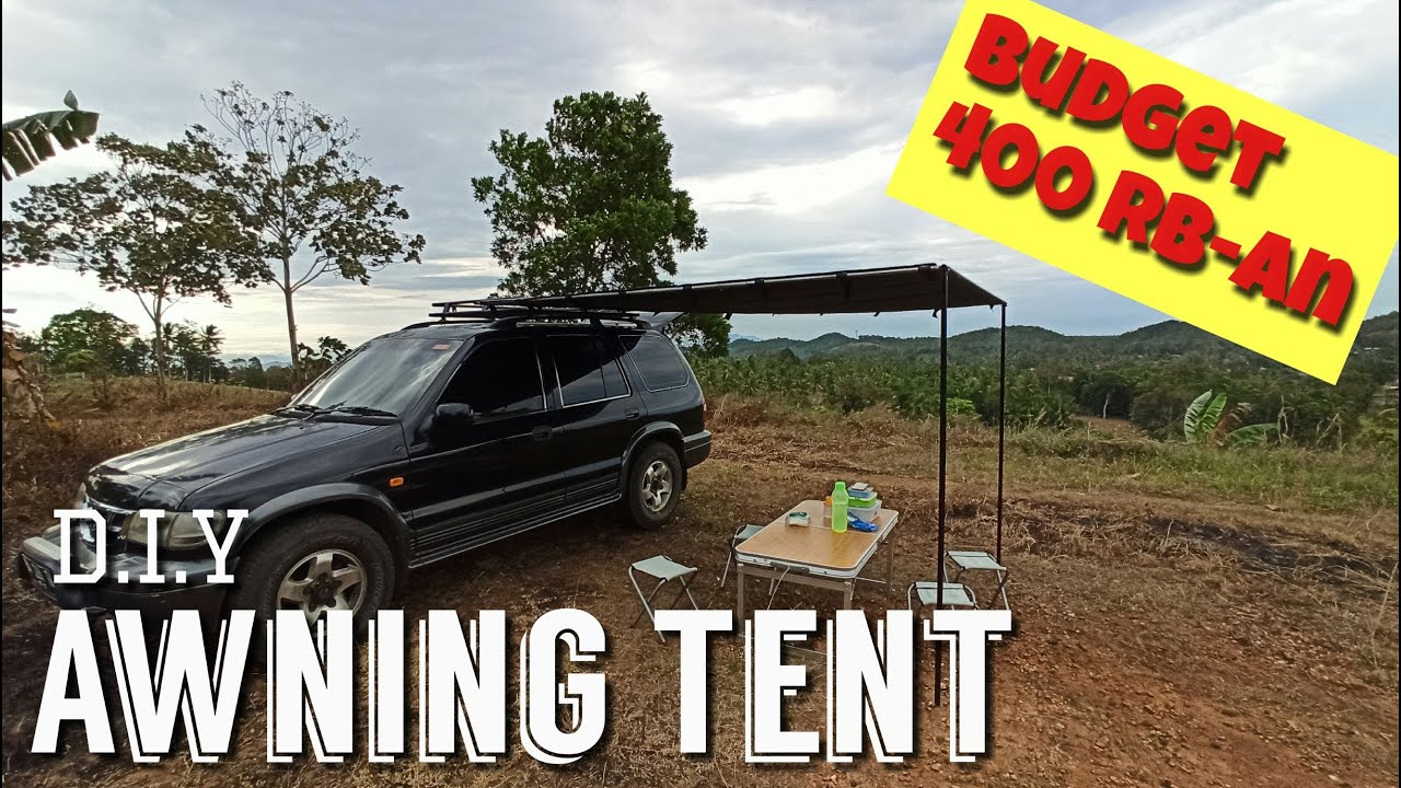DIY Awning tent | Cara membuat Awning mobil | Murah Meriah, 400ribuan