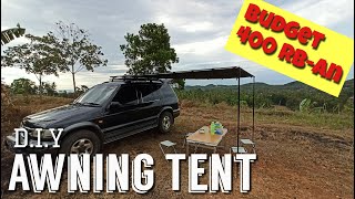 DIY Awning tent | Cara membuat Awning mobil | Murah Meriah, 400ribuan