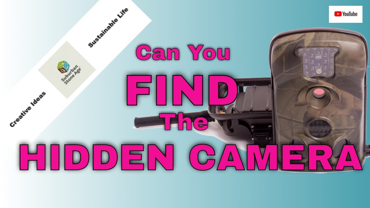Can you FIND the HIDDEN CAMERA Hiding a trail cam to catch