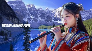 Tibetan healing flute Stops Overthinking ||  Anxiety and Calms the Mind