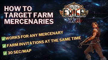 How to Target Farm Mercenaries Efficiently (works for all mercenary types) | POE 3.26