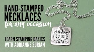 How to Make Hand Stamped Necklaces for Any Occasion