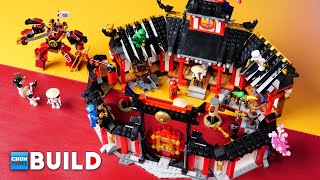 LEGO Speed Build! NINJAGO Legacy Monastery & The Samurai Mech | LEGO Ninjago | Beat Build | ASMR