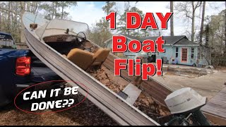 1 Day Boat Flip!! Can I Make $500 On My Day Off?